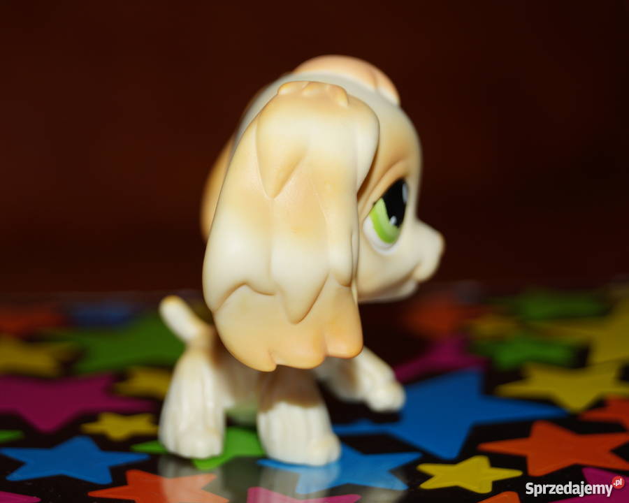 LPS Spaniel UNIKAT 347 Littlest Pet Shop zielone Czerwionka-Leszczyny