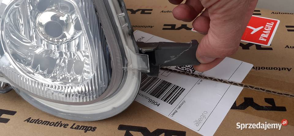 Reflektor przód prawy TYC Toyota Yaris 1 prawe Siepraw