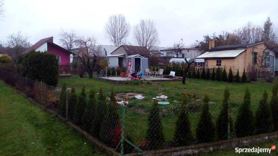 Sprzedam ogródek działkowy na ogrodzie Stokrotka woda Piotrków Trybunalski