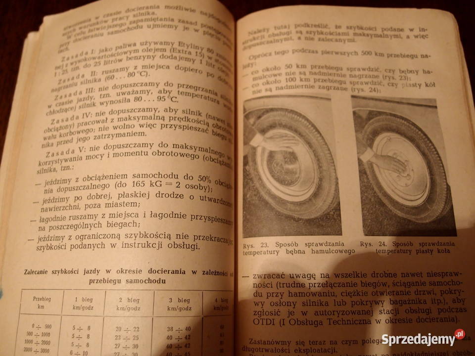 FSO Syrena poradnik Użytkownika 1965r rarytas Łódź