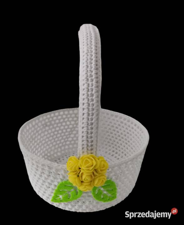 Koszyk szydelkowy Wielkanocny Dębica sprzedam