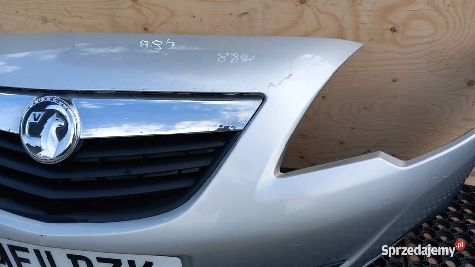 OPEL MERIVA B ZDERZAK PRZÓD Z157 Pasy przednie i tylne wielkopolskie Zbierkowo