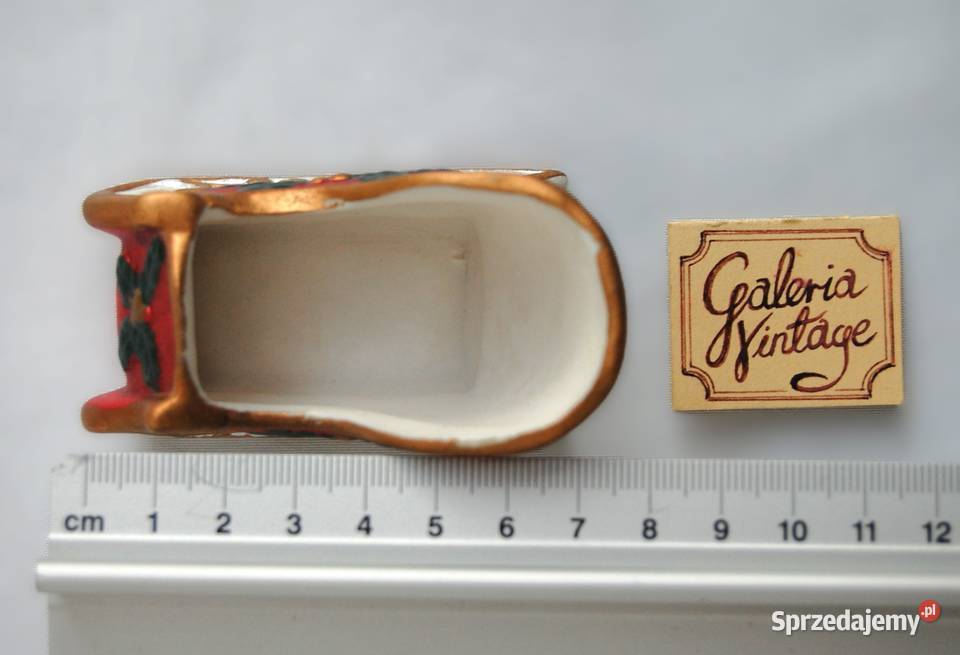 Sanie św Mikołaja ceramika sanki ozdoba Lublin