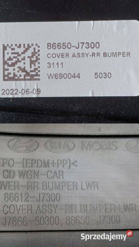 KIA CEED 3 III KOMBI DYFUZOR SPOILER ZDERZAKA osobowe Pleszew