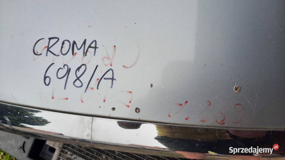 maska Fiat Croma II 0507r przed lift lak 698A Dębno
