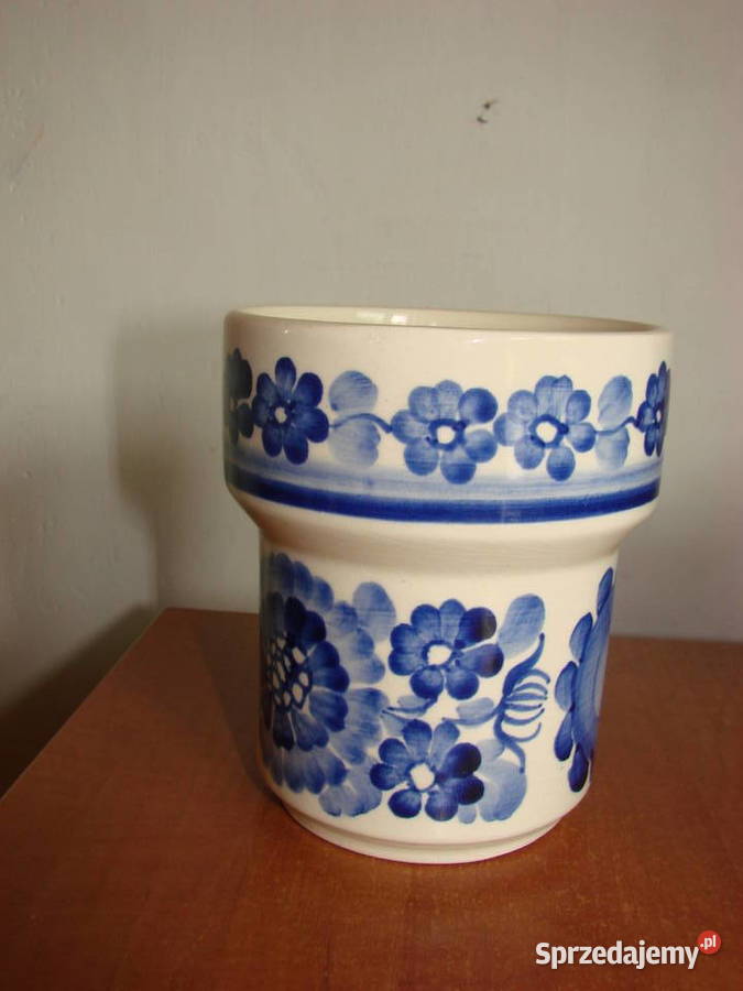 Włocławek fajansowy pojemnik Pruszcz Gdański