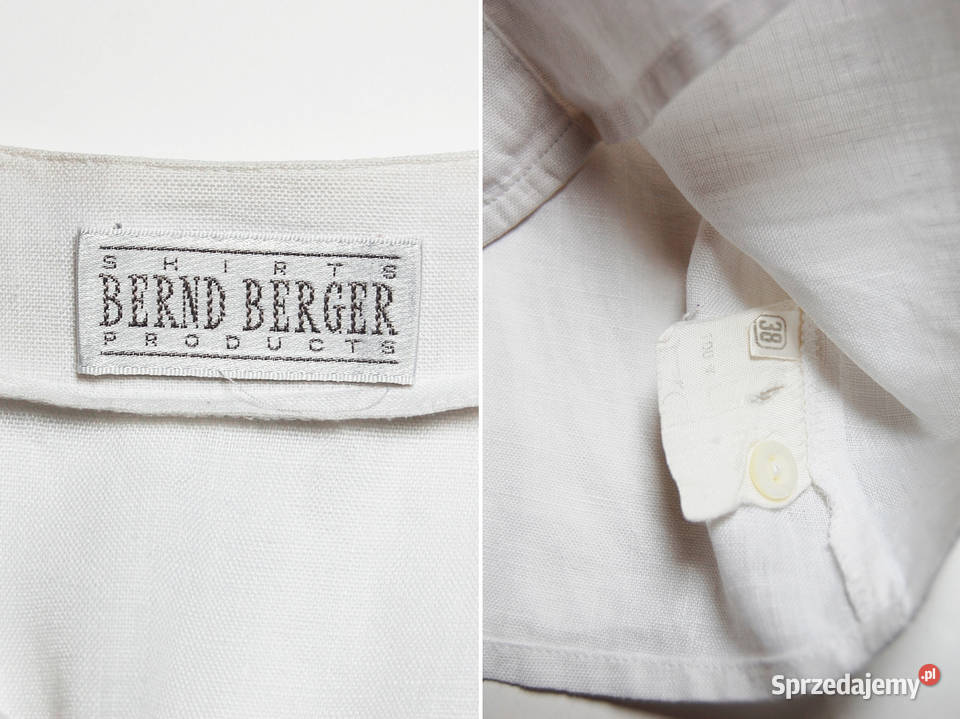 Bernd Berger lniana koszula damska 38 M S len Bluzki i koszule Bluzki i koszule sprzedam