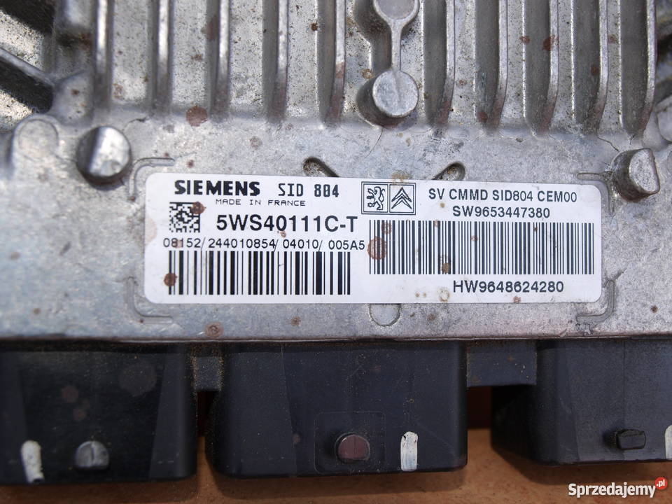 Peugeot Citroen komputer Siemens 5WS40111C T Kalisz