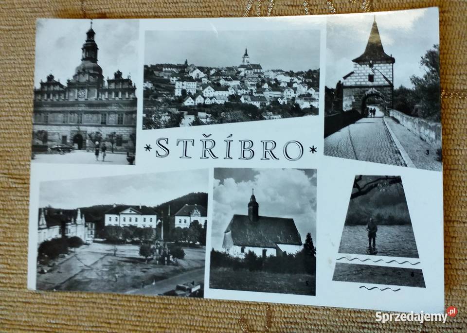 STRIBRO M IN WIDOK NA RENESANSOWY RATUSZ I BRAMĘ Piszczac