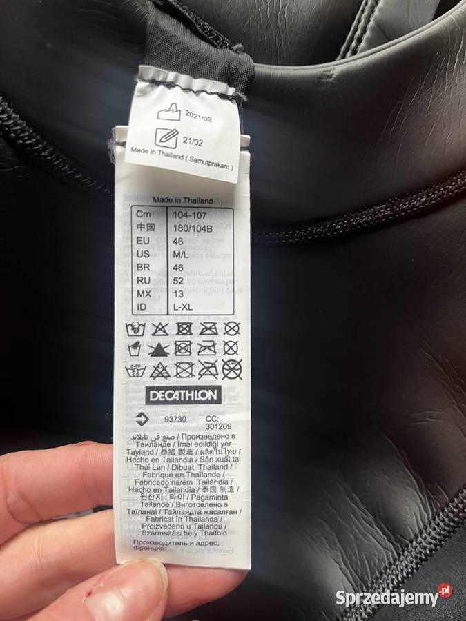 Pianka neoprenowa Nabaiji Decathlon długa 46