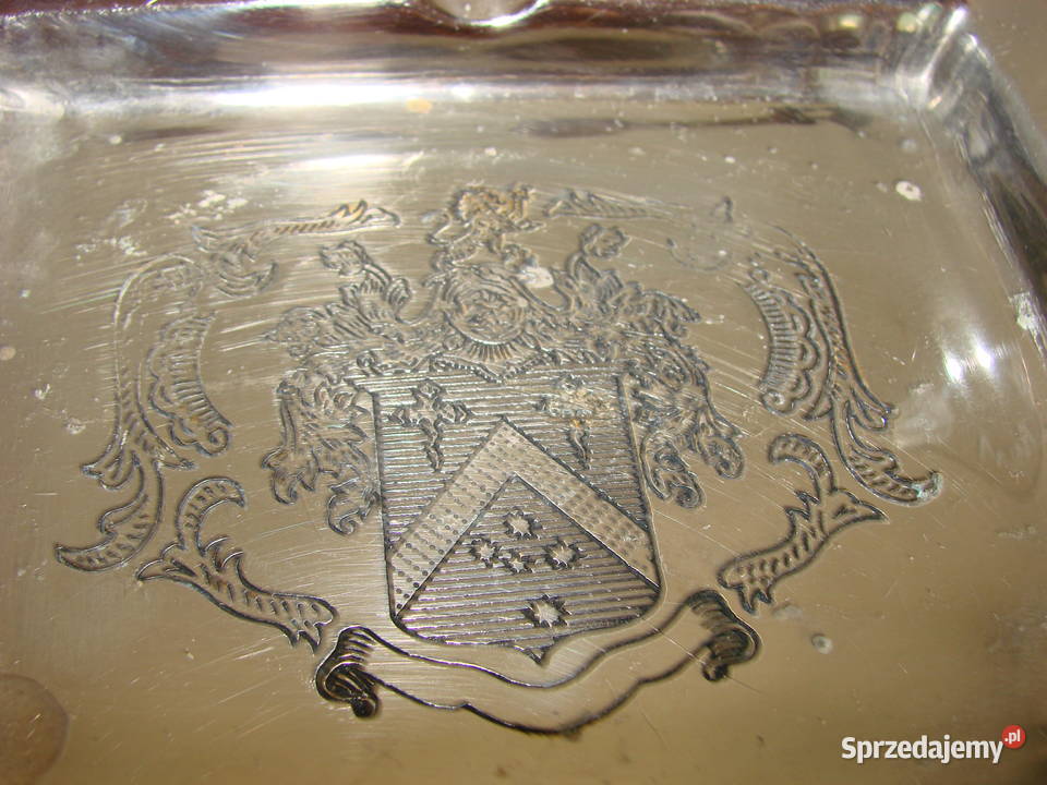 duża herbowa popielniczka Pruszcz Gdański
