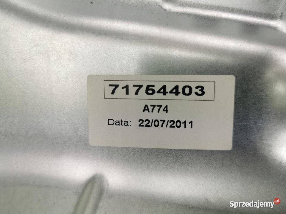 PODNOŚNIK SZYBY PRAWY PRZÓD ALFA ROMEO GIULIETTA