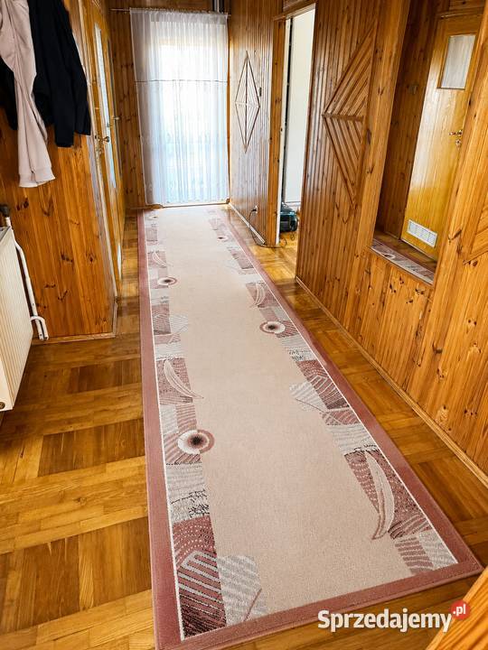 Długi dywan chodnik 119 483 beżoworóżowy do Dywany Łańcut