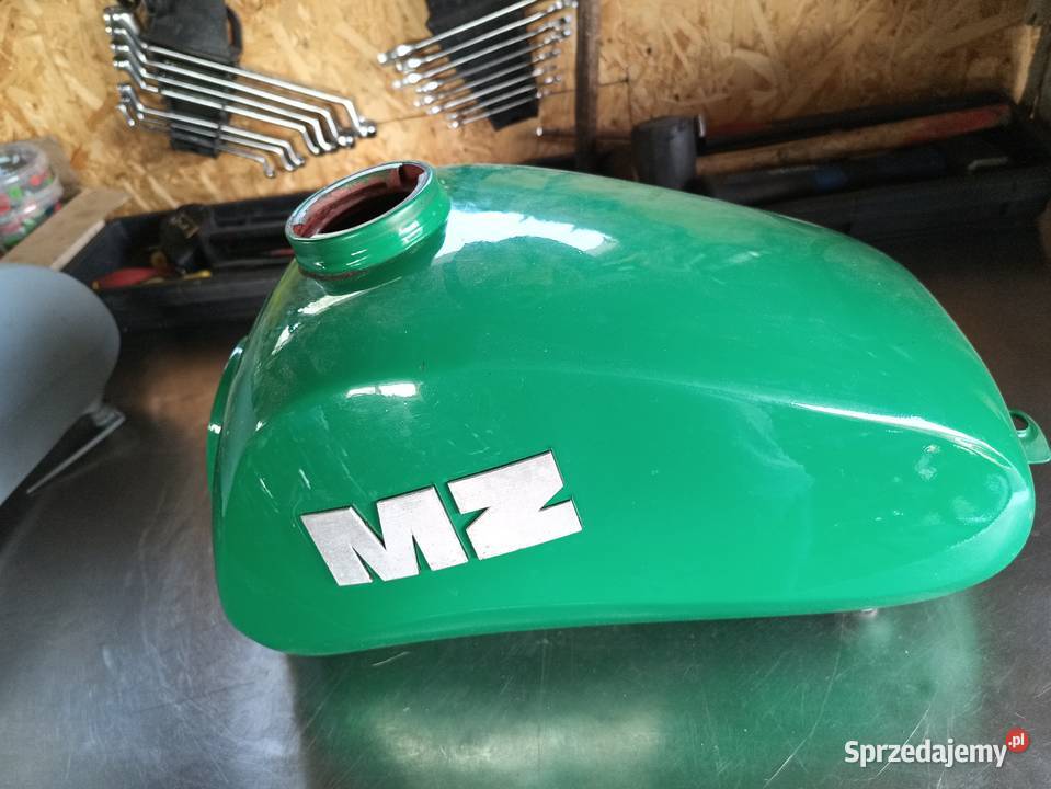 Zbiornik bak MZ ETZ 150 125 z emblematami Zduńska Wola