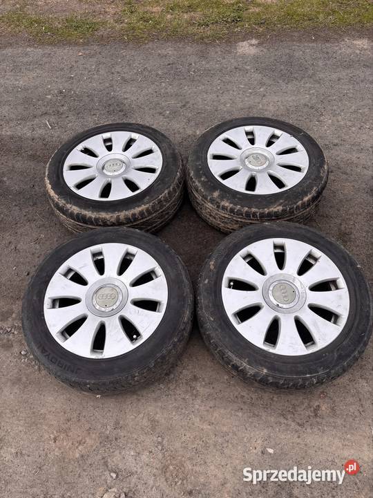 Felgi z oponami Audi 16 Mełgiew sprzedam