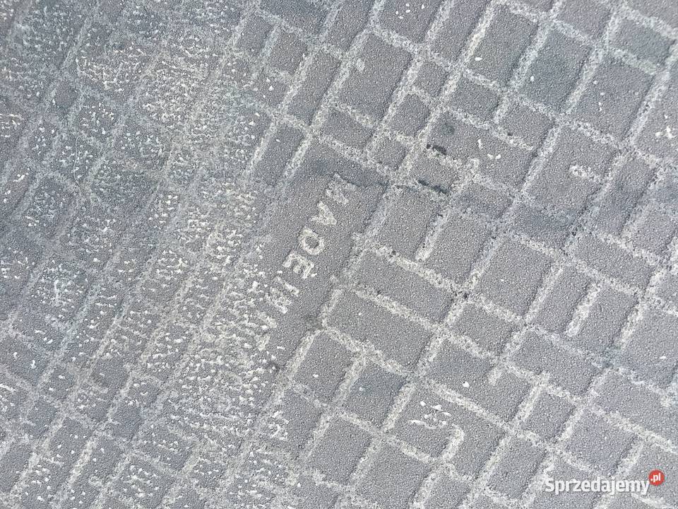 Gres płytka podłogowa antracytowy 595x595 made mazowieckie Reguły