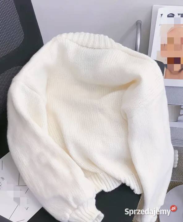 Kardigan sweter L piękny cieplutki Swetry i golfy Poznań