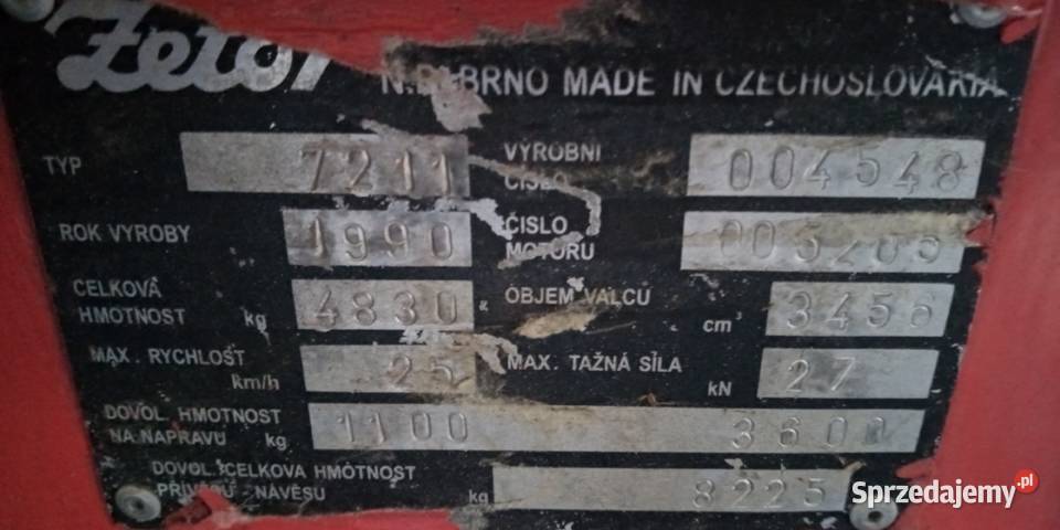 Sprzedam Zetor 7211 Zamość sprzedam
