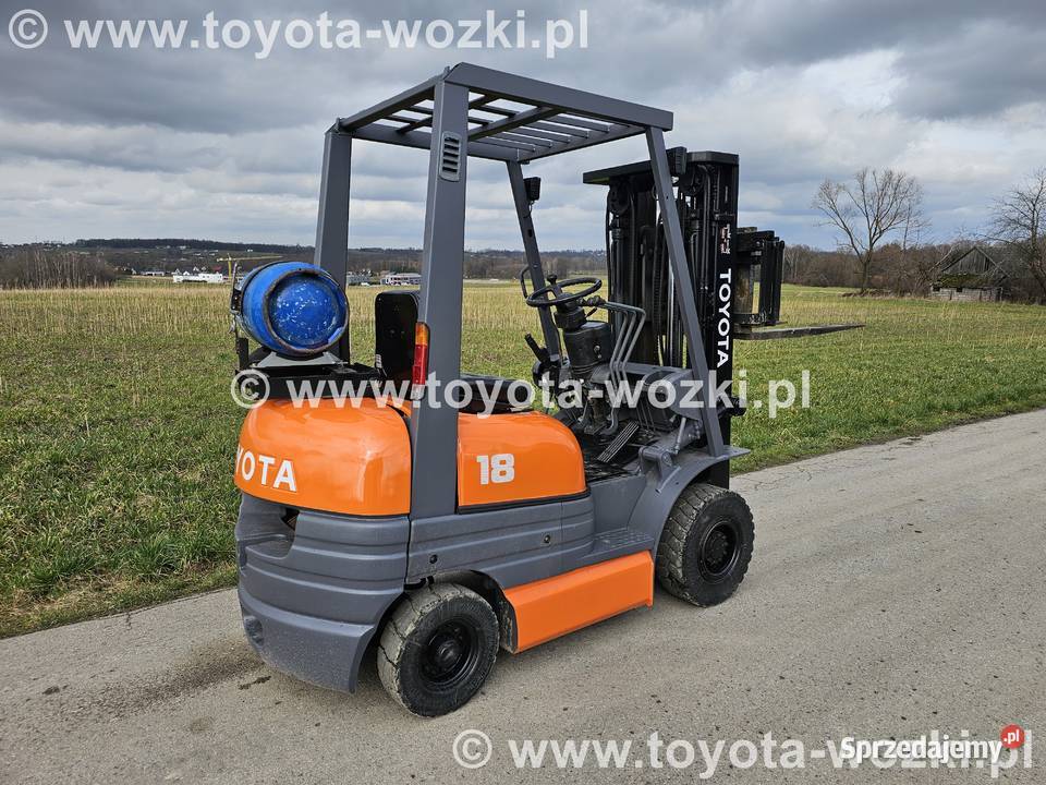 Wózek Widłowy TOYOTA 6FG18 Triplex przesuw Wadowice