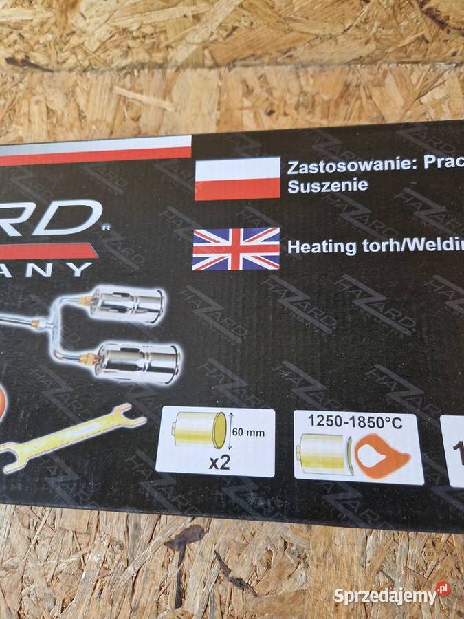 Palnik do Papy Dekarski 2 dysze 110kw Wąż Palniki sprzedam