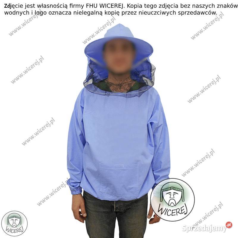 Bluza Pszczelarska z kapeluszem Bawełniana Lekka Jaśliska