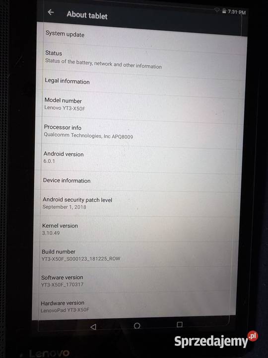 Tablet Lenovo Yoga Android sprzedam