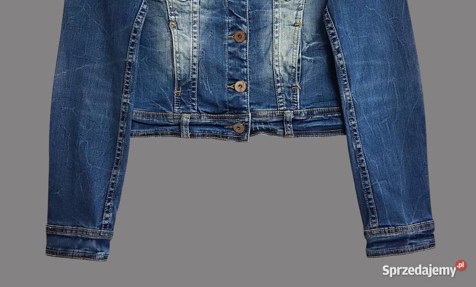 Damska kurtka jeansowa katana ciemno granatowa Chrzanów