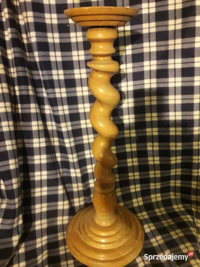 Świecznik drewniany Szczecin