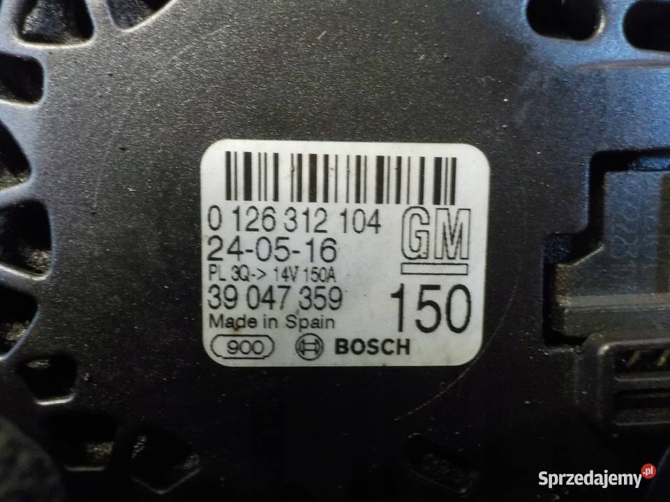 CORSA E 13 CDTI EURO 6 17r 95 B13DTE alternator świętokrzyskie Suków