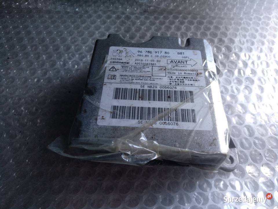 Sensor moduł poduszek air bag citroen ds5 osobowe Bieliny