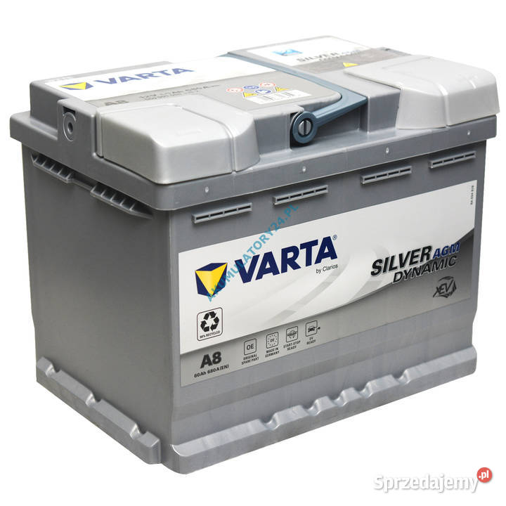 Akumulator VARTA Silver Dynamic AGM A8 60Ah 680A osobowe Radom