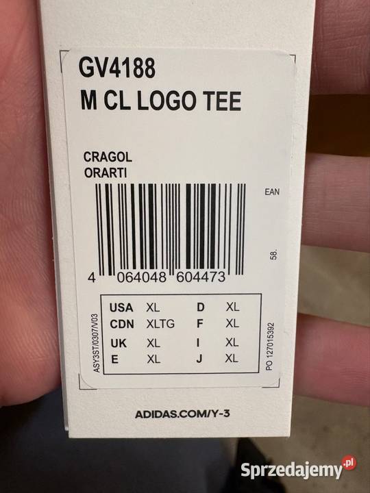 Y3 M CL LOGO TEE Warszawa