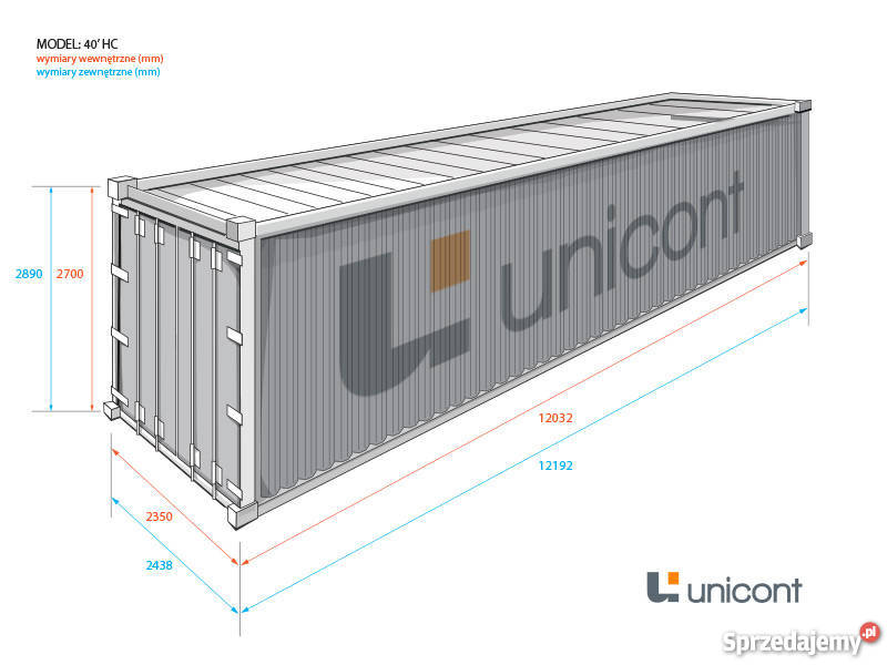 Kontener Morski Hc M Wysoki Sprawny Sprzeda Wynajem Kielce Sprzedajemy Pl
