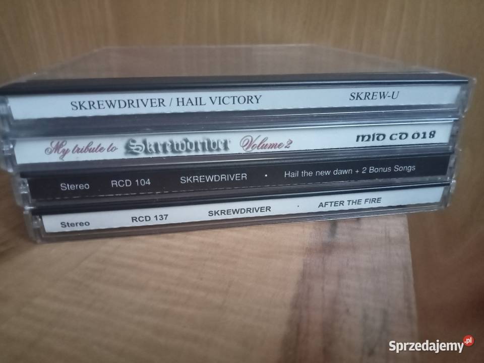 zespoł skrewdriver muzyka na płytach cd Nowy Tomyśl sprzedam