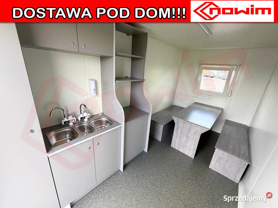 Przyczepa socjalna mobilne biuro przyczepka Poznań