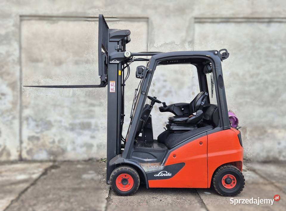 Linde H16 TRIPLEX 545 2019r kabina wózek widłowy gaz