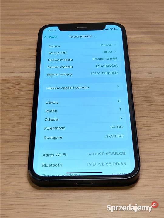 iPhone 12 mini 64GB 75 Czarny