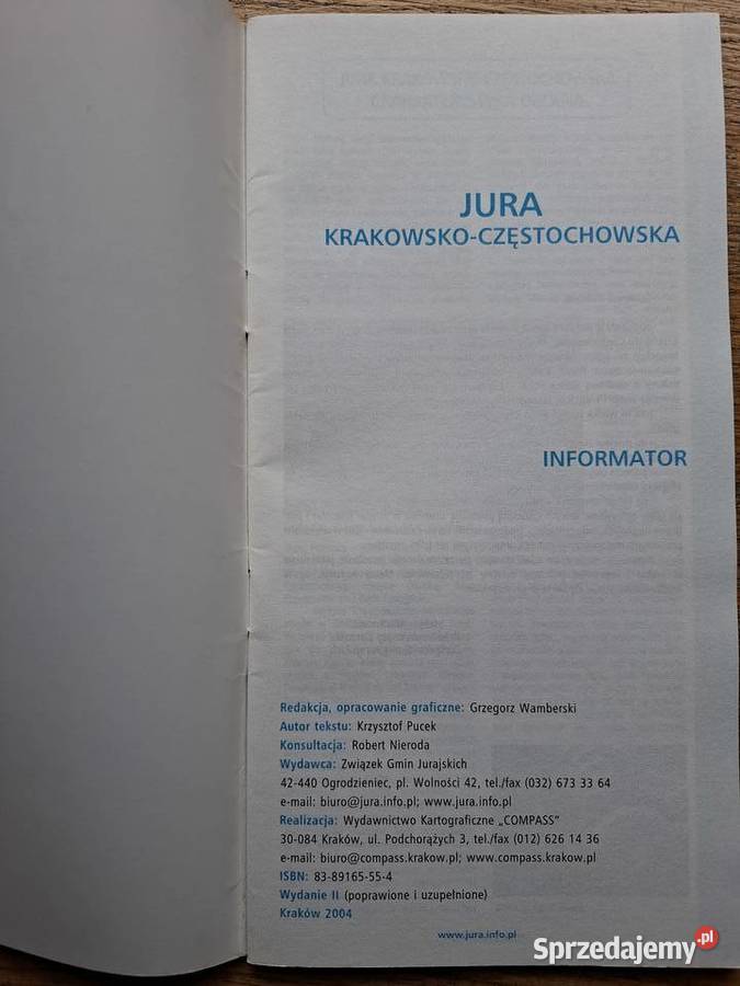 Jura Krakowsko Częstochowska informator Kraków