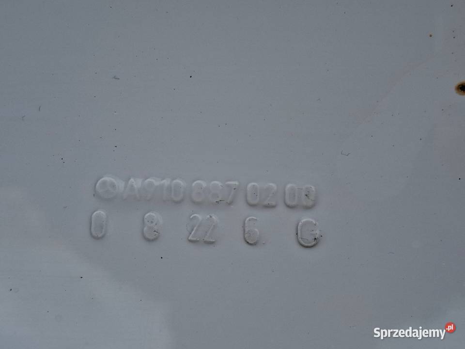 MERCEDES SPRINTER W907 W910 MASKA POKRYWA Bieleń