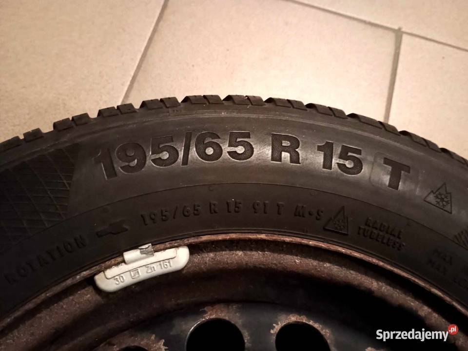 19565 R15 koła z oponami zimowymi Continental Lubliniec