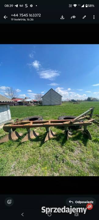 Pług piecioskibowy Zamość