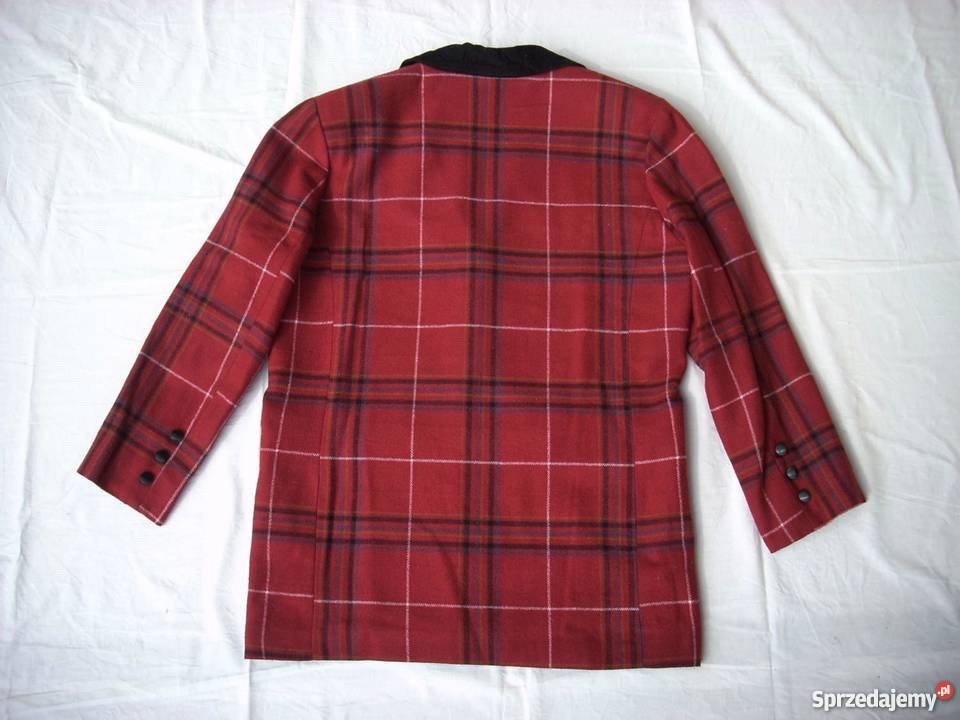 Żakiet Cieplejszy dłuższy Jesień 40 42 L XL Marynarki i żakiety
