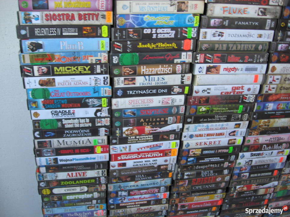 Oryginał filmy VHS z wypoyczalni 300