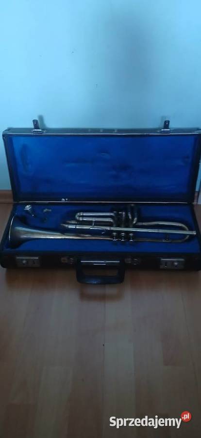 Stara mosiężna trąbka małopolskie Kraków sprzedam