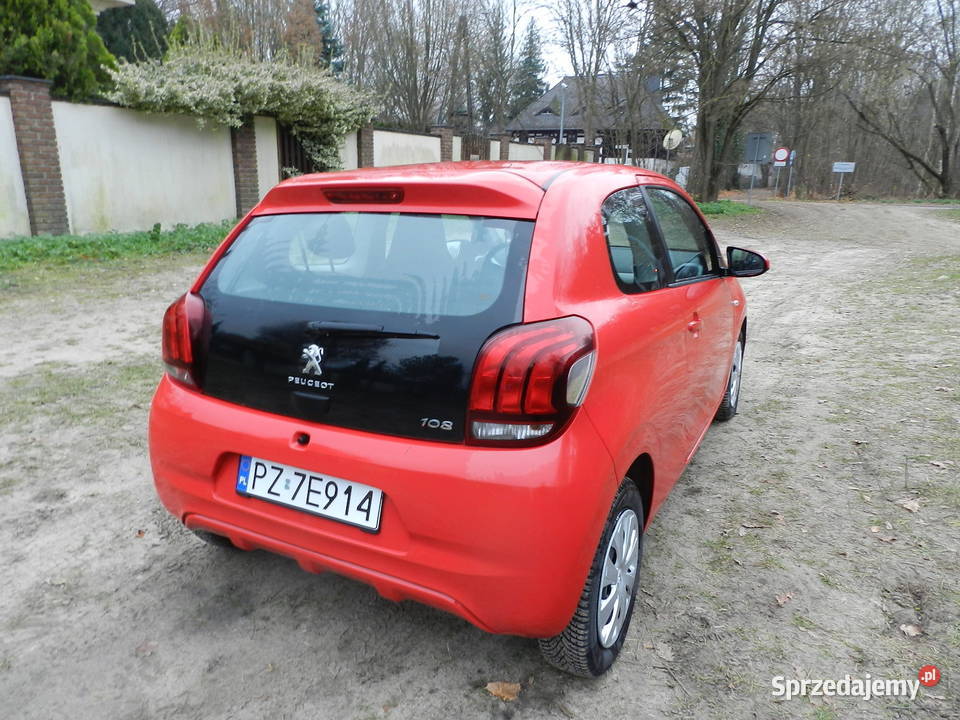 Peugeot 108 małe tanie serwisowane niezawodne Puszczykowo