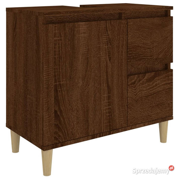 Szafka łazienkowa brązowy dąb 65x33x60 WM819827 Warszawa