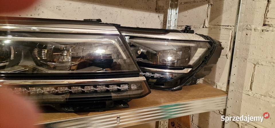 Lampy przednie VW TIGUAN ll PRAWA i LEWA Ful led Lampy przednie śląskie Gliwice sprzedam