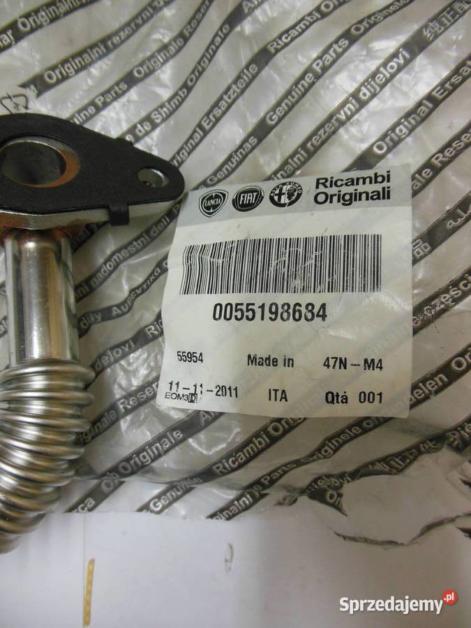 PRZEWÓD EGR FIAT RURKA 55198684 TURBO ALFA 159 Kozy