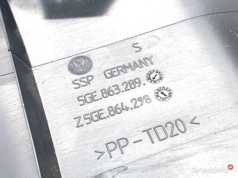 KRATKA NAWIEWU TYŁ VW GOLF VII 5GE863289