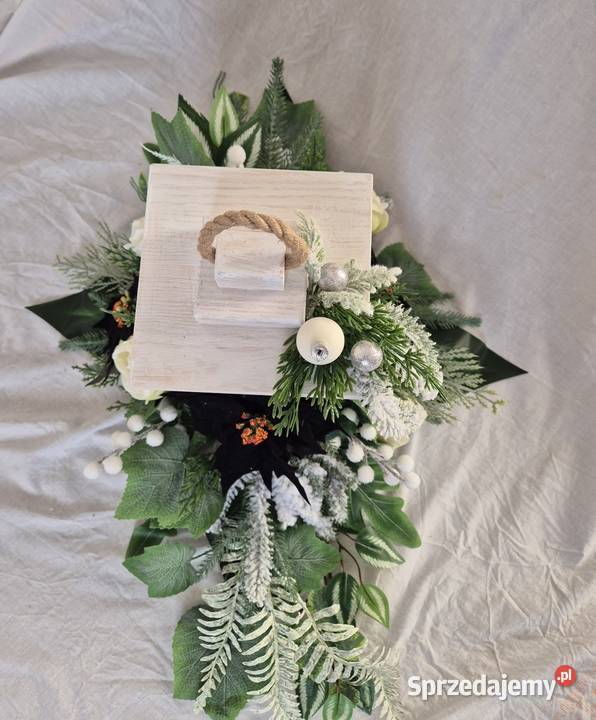 Stroik świąteczny dekoracja na cmntarz Pleszew